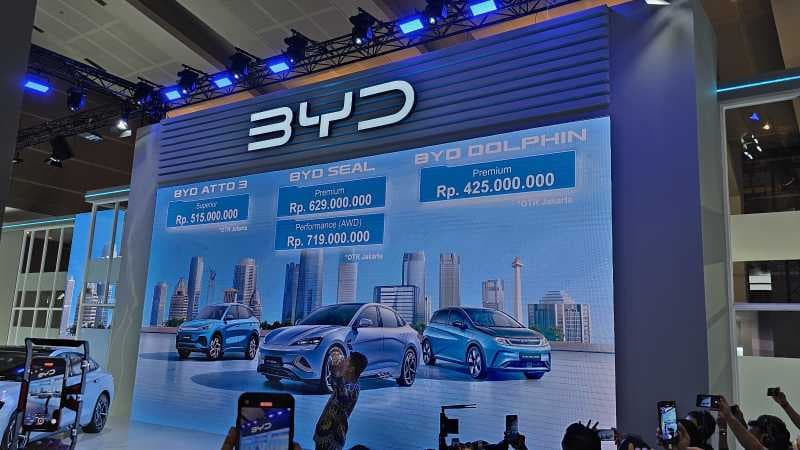 Ini Harga 3 Mobil Listrik BYD, Termurah Rp425 Jutaan!