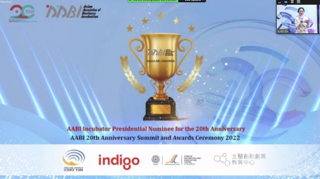 Indigo Menyabet AABI Incubator of the Year Award 2022 Tingkat Asia Pasifik