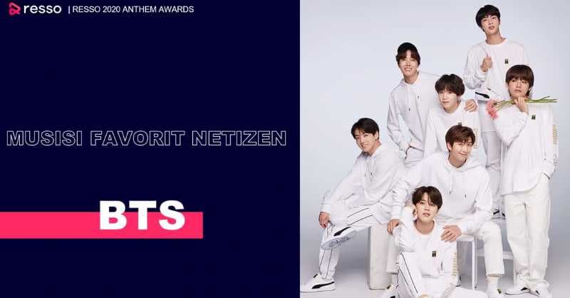BlackPink dan BTS Raih Resso Anthem Awards 2020