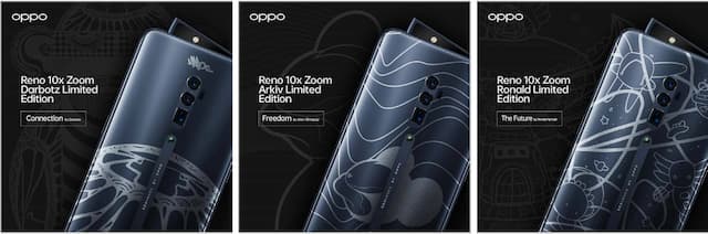 Desain-Desain Keren Oppo Reno, dari Klub Bola Sampai Disney