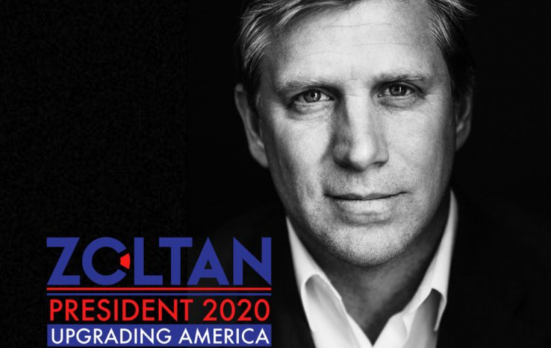 Zoltan Istvan, Cyborg Penantang Donald Trump di Pilpres 2020