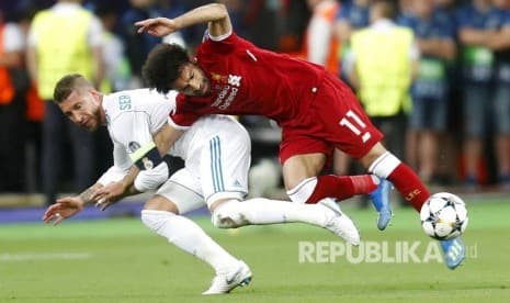 Sergio Ramos Sudah Minta Maaf pada Mohamed Salah