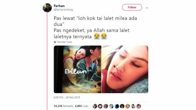 Ada yang Aneh dari Poster Film Dilan 1991, Warganet Temukan Ini