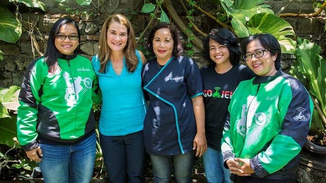 Istri Bill Gates Kunjungi Kantor Go-Jek di Bali, Apa yang Dia Lakukan?