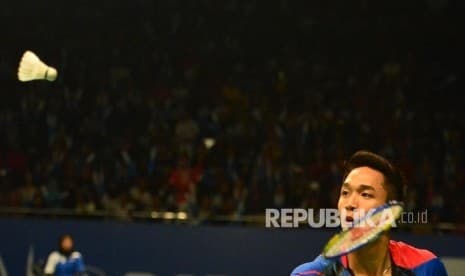 Jonatan Christie Menangkan Pertarungan Sesama Pemain Indonesia